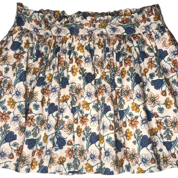Frenchi Floral Print Flared Mini Skirt - Picture 3 of 7